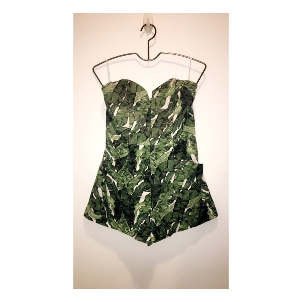 Jungle Strapless Romper